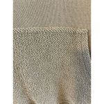 Zenana Terry Cloth Womens M Tan Pullover Hoodie Sweatshirt cropped stretch warm Photo 5