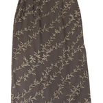 Josephine Chaus Y2K Vintage Petite Brown Midi Skirt Size 12P Photo 0