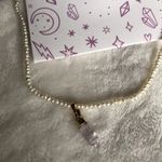 Urban Outfitters New  freshwater pearl and genuine stone necklace, choker Photo 9