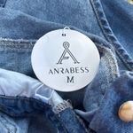 NWT ANRABESS Denim Short Loose Fit Adjustable Summer Overalls Photo 3