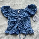 Japna Floral Ruched Top Photo 0