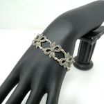 JACK JUDITH sterling silver marcasite bracelet, 23.7g Photo 5