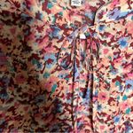 Ophelia Roe  Chiffon Floral Print Flare Sleeve‎ Peasant Top Photo 3