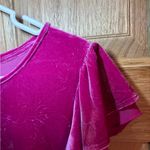 Maison Jules Maison‎ Jules women’s Magenta Velvet mini dress size M Photo 6