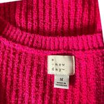 A New Day  Pink Knit‎ Sleeveless Top Womens M V Neck Soft Pullover Preppy Photo 4
