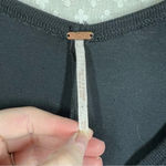 Free People Free People Black Moonshine V Neck Tunic Top Photo 2