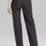 Wild Fable 90's Relaxed Straight Leg Jeans Mid Rise Waist Glitter Coating Cotton Blend Photo 3