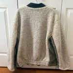 Free People  We The Free Rivington Olive Green and Ivory Sherpa Jacket Photo 3