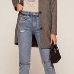 Reformation Julia High Rise Distressed Straight Leg Jeans size 29 Photo 0