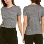 Madewell  Gray Crewneck Slub Cotton Short Sleeves Tee Photo 0