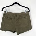 AQUA  army green cut off shorts Size 28 ( Size 6) Shortie Shorts‎ Photo 1