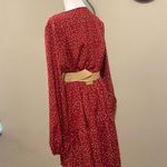 NWOT Fashion Collection Boho Boutique Dress​ Red Size M Photo 2