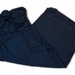 Torn By Ronny Kobo Black strapless maxi dress with ruffled flower detail. Size small. Photo 0