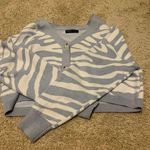 SheIn zebra print cardigan Photo 0