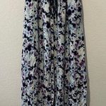 Greylin  Purple Black and White Watercolor Button Up Maxi Skirt, Size XS Photo 0