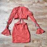 House Of CB NWOT Miranda Rose Crystal Trim Cut out Mini Dress Size XS Photo 3