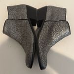 Sam Edelman Petty Ankle Boots Chelsea Bootie Zip Metallic Silver Leather 8.5 Photo 6