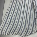 CP Shades Free People X  Womens Linen Tunic Mini Dress Sz Small Stripe Print Photo 15