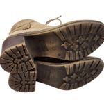 Crown Vintage Charley Ankle Combat Boots Side Zip Lace Up Brown Size 9.5 Photo 5