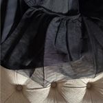 Anthropologie Black Cotton Mini Skirt Photo 5