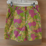 Lilly Pulitzer Lilly Pullitzer White Label Women's 4 Golf Course Short Pink Green Photo 0