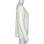 Marled Reunited Clothing Sweater Womens Medium Ivory Chunky Knit Neutral Minimal Photo 1