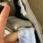 Anthropologie  beige linen utility mini skort Photo 8