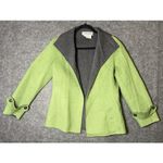 Carlisle  100% Wool Jacket/Coat - Lime Green with Dark Gray - Women's US Size 6 Photo 1
