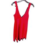 Victoria's Secret Victoria’s Secret size S  red satin black lace trim Photo 1