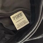 Victoria's Secret  Velour Hoodie Sweatshirt Size XL Black Full Zip Rhinestone Photo 9