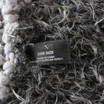 MIX IT Gray & Black Fuzzy Infinity Scarf Photo 4