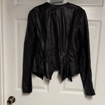 Hinge New Black 100% Leather Women's Jacket Photo 8