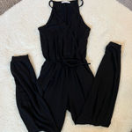 Wasabi + Mint NWOT Comfy Black Jumpsuit Photo 0