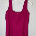 Vintage Beaded Magenta‎ Dress Size M Photo 4