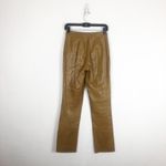 wilson's leather Vintage  Textured Pants Size 2 Tan Hi Rise Straight Leg Y2K 70s Photo 10