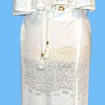 Mapale resort and swim wear! Nwt! Ivory white locy style 2 piece coverup! Size undefined Photo 8