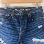 American Eagle Next Level Airflex Distressed Bermuda Denim Shorts Blue Size 28 Photo 2