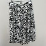 J.Crew  Pleated Leopard Midi Skirt Size 8 Photo 3