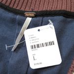 Free People NWT Costa Brava Jumpsuit in Navy Blue Deep V-neck Cropped 1-Piece L Photo 7