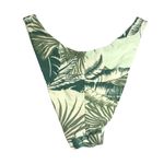 Aerie Bikini Bottom Cheekier High Cut Tropical Palm Leaf Print Green XL Photo 1