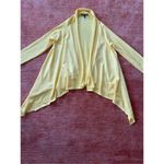 Cable & Gauge “” open front yellow cardigan Photo 2