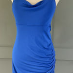City Studio Royal Blue Backless Dress Size M Photo 0