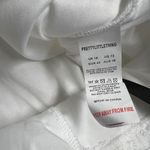 PRETTY LITTLE THING Women's White Lace Tassel Cane Detail Dress Sz 12 NEW Photo 2