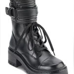 DKNY Womens Basia Buckled Quilted Black 6.5M Photo 0