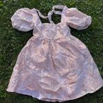 Davina Jacquard Babydoll Mini Dress Photo 2