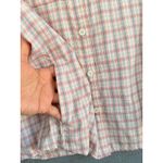 A6 L.L.Bean Women's XS Plaid Hiking Shirt UPF Quick Dry Pockets Travel Outdoor White Photo 5