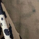 Good American  Daynight Long Sleeve Midi Wrap Dress in Caramel Leopard Photo 3