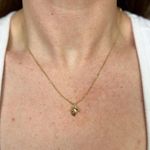 Handmade Gold Mango Charm Necklace 🥭 Photo 1