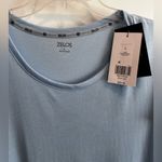 Zelos  Womens Blue Short Sleeve Shirt Moisture Wicking Size Large NWT Photo 6