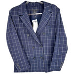 French Connection  Windowpane Double Breasted Blazer  
Size Small Photo 0